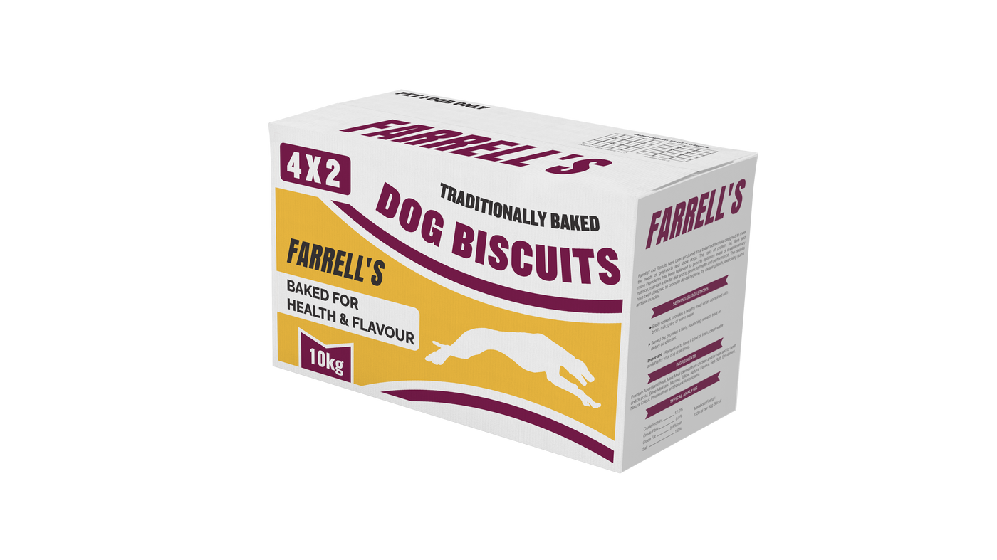 Farrell's Original 4x2 Baked Dog Biscuits 10kg Farrell's Pet Nutrition